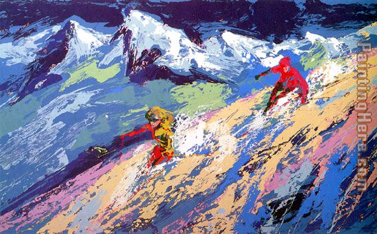 Downers painting - Leroy Neiman Downers art painting